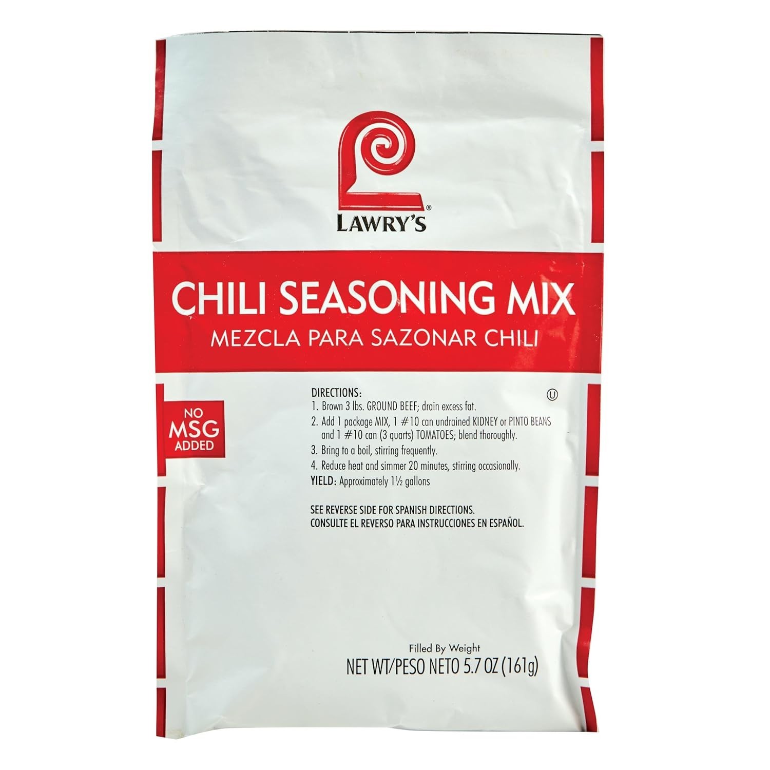 Lawry’s Chili Seasoning Mix, 5.7 oz – One 5.7 Ounce Packet of Chili Seasoning⭐️⭐