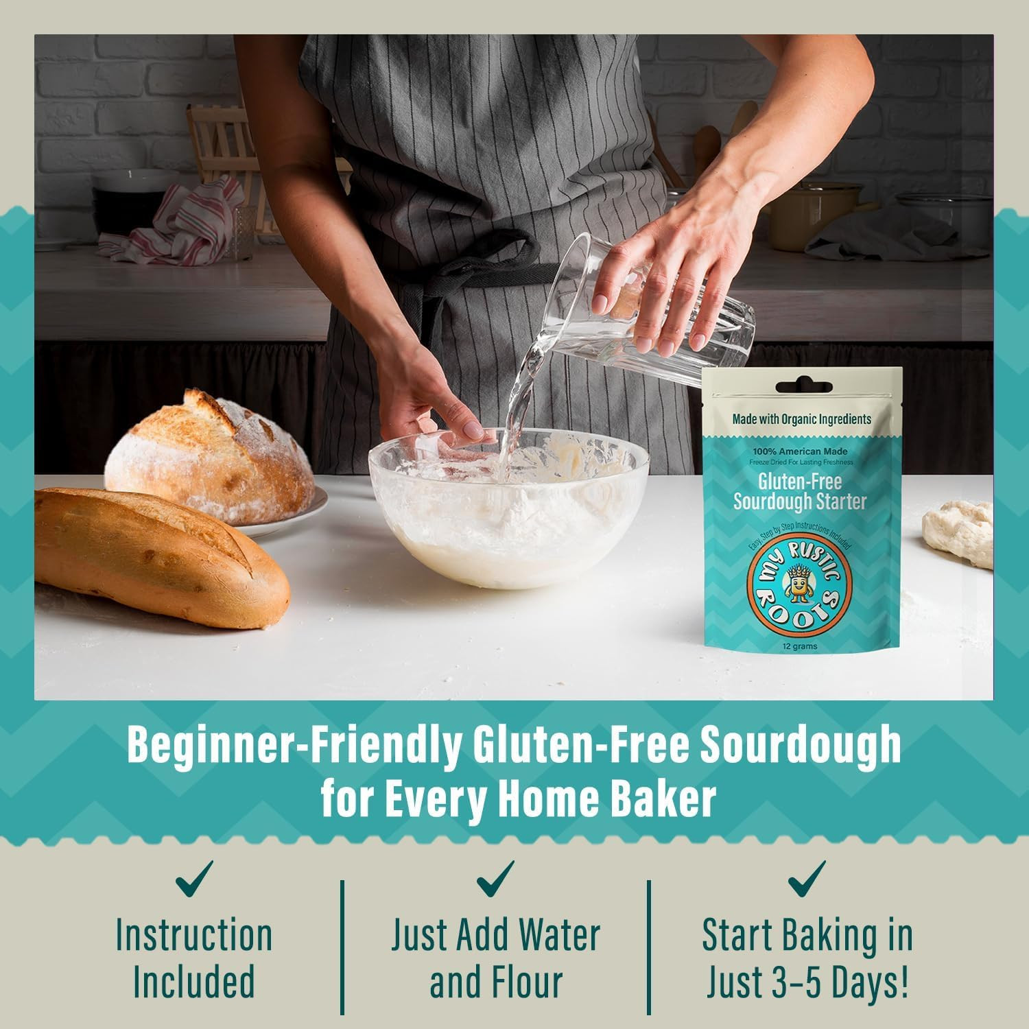 Gluten Free Sourdough Starter Culture – All Natural & Organic Sourdough Bread St