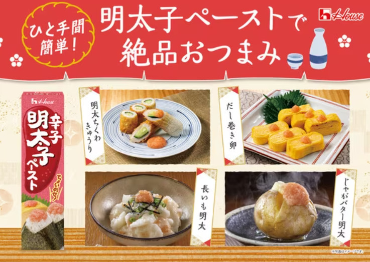 House food Spicy cod roe paste tube 40g from Japan