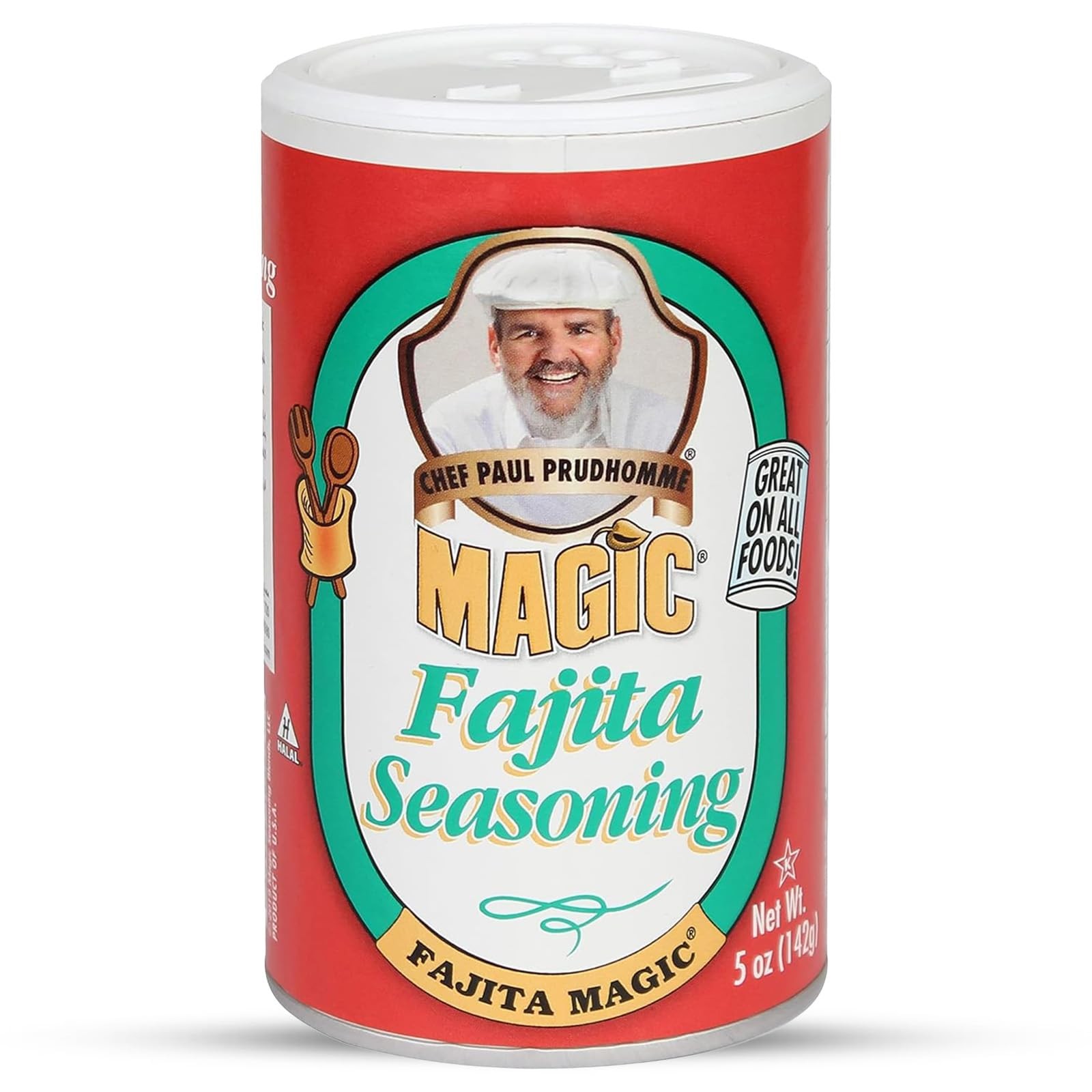 Chef Paul Fajita Magic Seasoning Blends | Authentic 5 Ounce (Pack of 1)