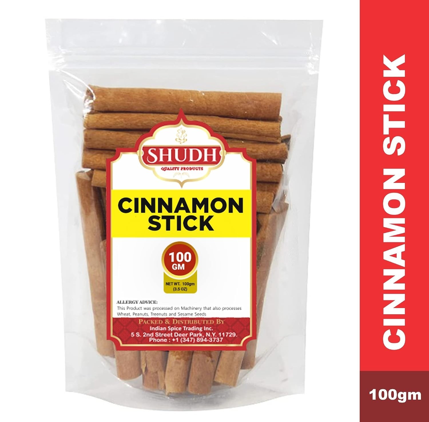 SHUDH Cinnamon Sticks 100GM 3.5 Oz | Cassia Cinnamon | Canela | Perfect for B…