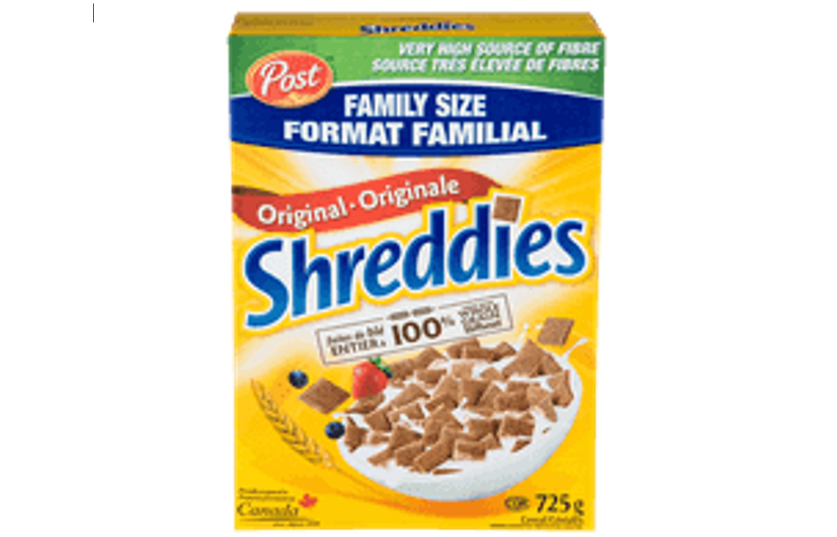 4 Boxes 635 g x4 Canadian Shreddies Family Size Grocery Store FRESH CANADIAN