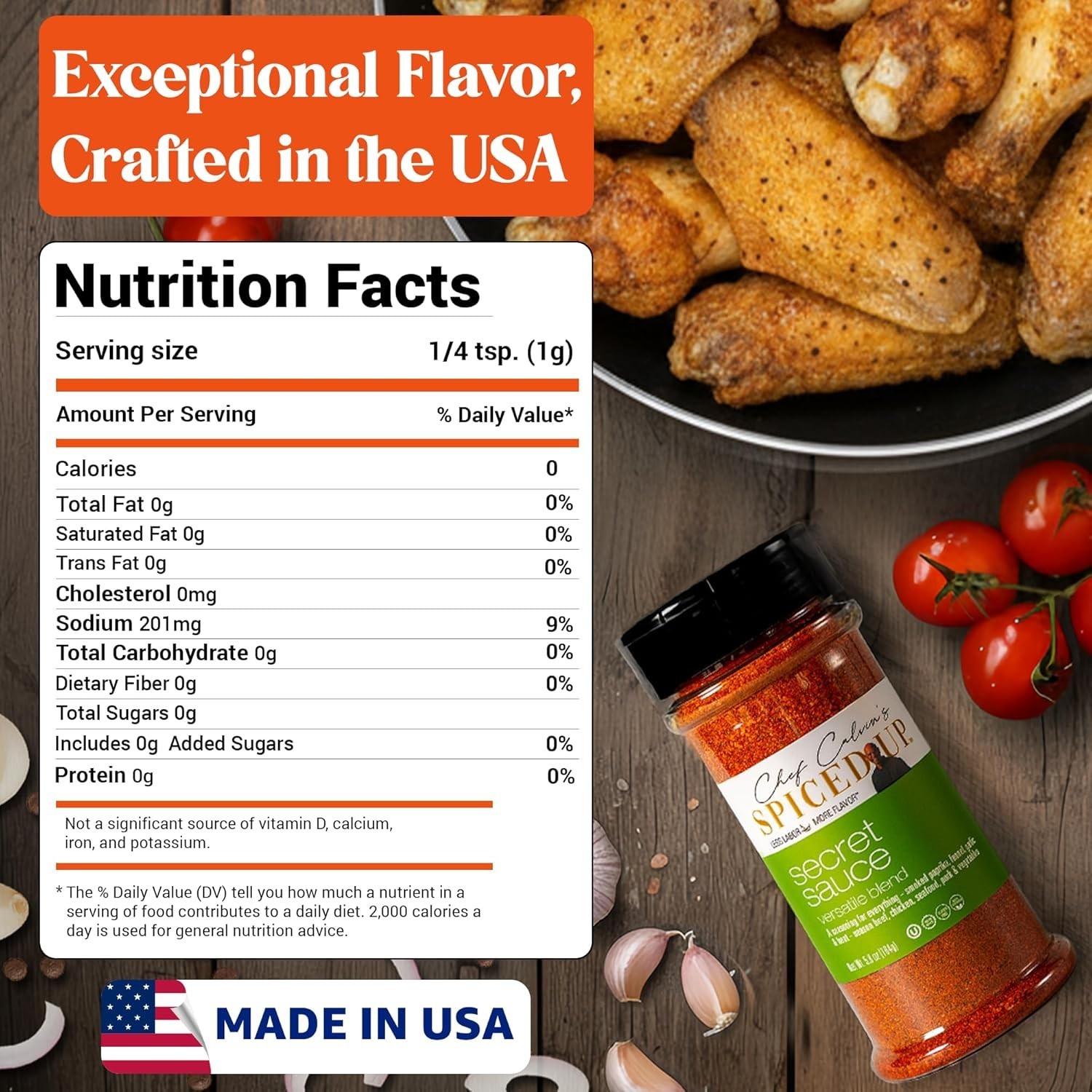 3 Pack Secret Sauce All Purpose Seasoning Bold Smoky Flavor, Kosher-Gluten Free