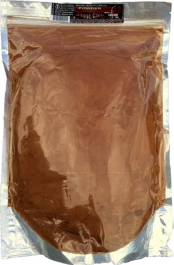 Red Ghost (Bhut Jolokia) Pepper Fine Ground Powder Bulk 1 Lb | Super Hot Ghost