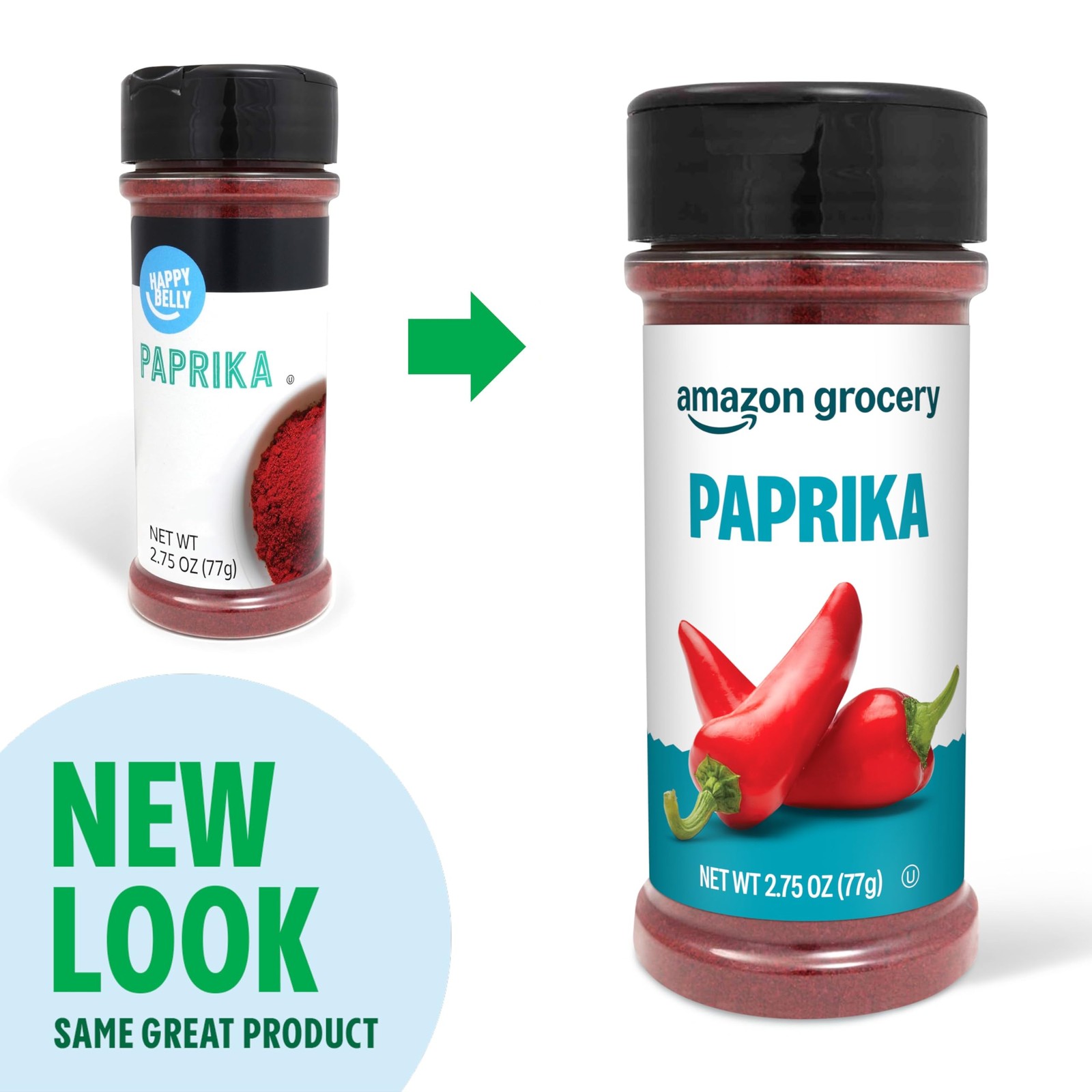 Amazon Grocery, Paprika, 2.75 Oz ounce (Pack of 1)