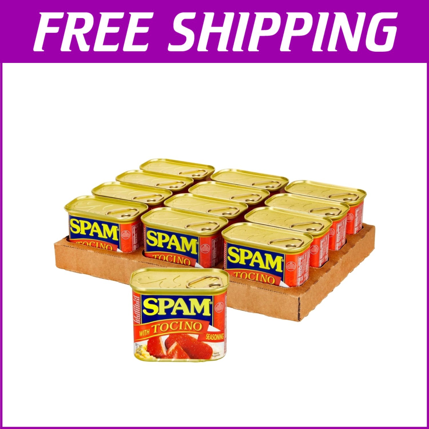 Flavorful Tocino Seasoning, Pack of 12 – 7g Protein, Perfect for Easy Recipes