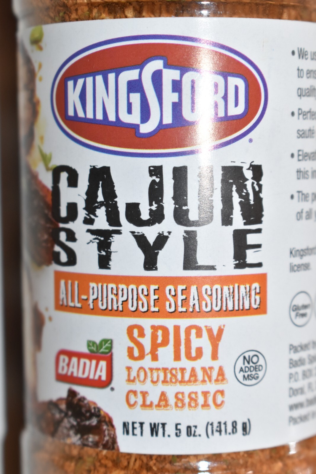 Kingsford Lemon Pepper 6.5 oz & Cajun Style 5 oz Bottle ***Two Bottles***