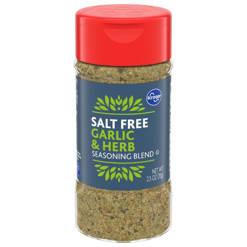 Kroger Salt Free Zesty Blend Garlic Herb Seasoning 2.5 oz – Pack of 3