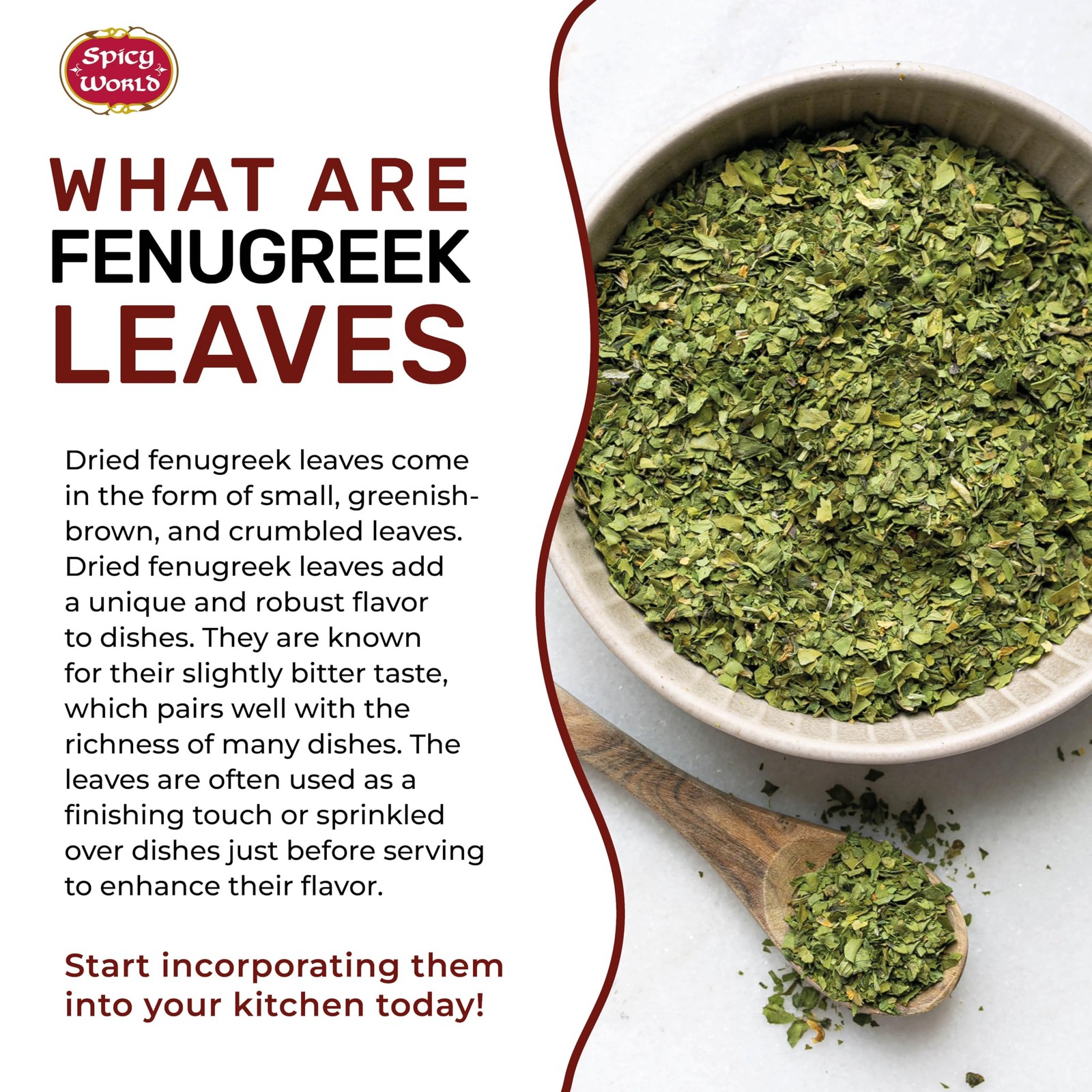 Dried Fenugreek Leaves Kasoori Methi 3.5oz Box 100g All Natural | Vegan | Gl…