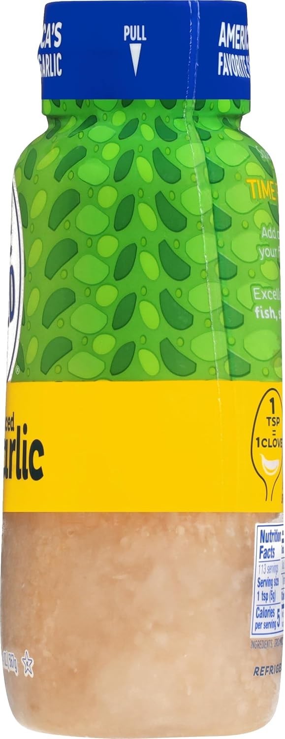 Organic Squeezable Minced Garlic – 20oz USDA Certified, Non-GMO Seasoning