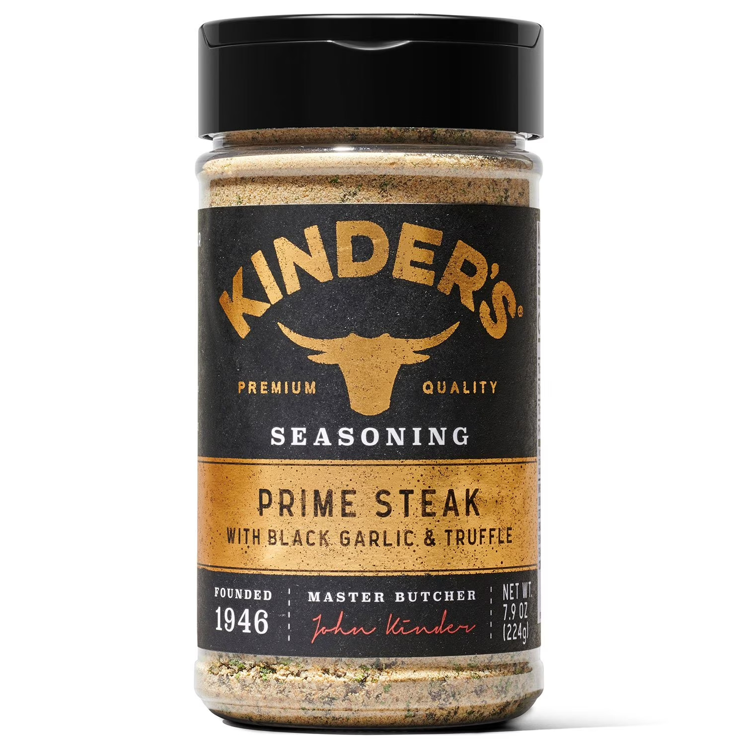 Kinder’s Prime Steak with Black Garlic and Truffle Seasoning 7.9 oz.