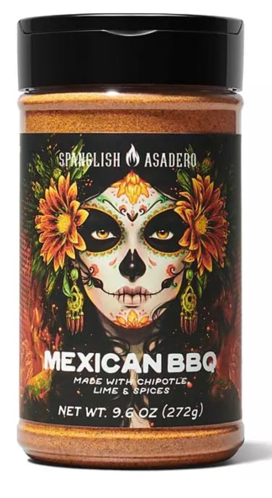 Spanglish Asadero Mexican BBQ Seasoning Chipotle Lime 9.6 oz spices