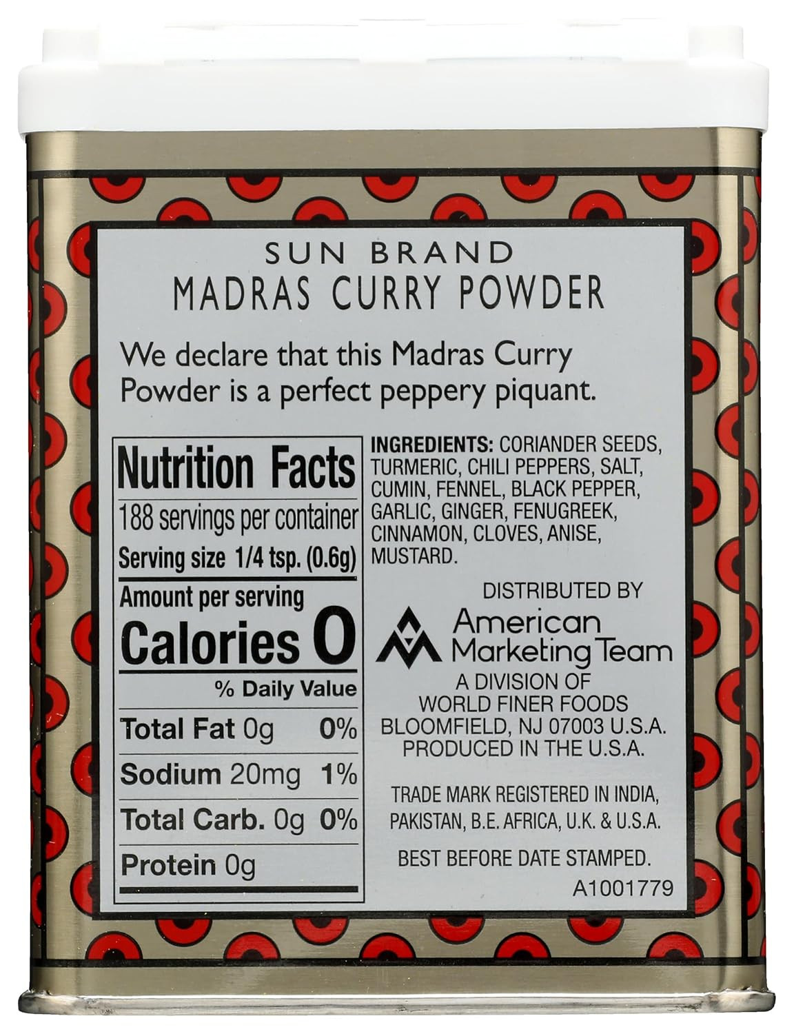 s Madras Curry Powder, 4 Oz