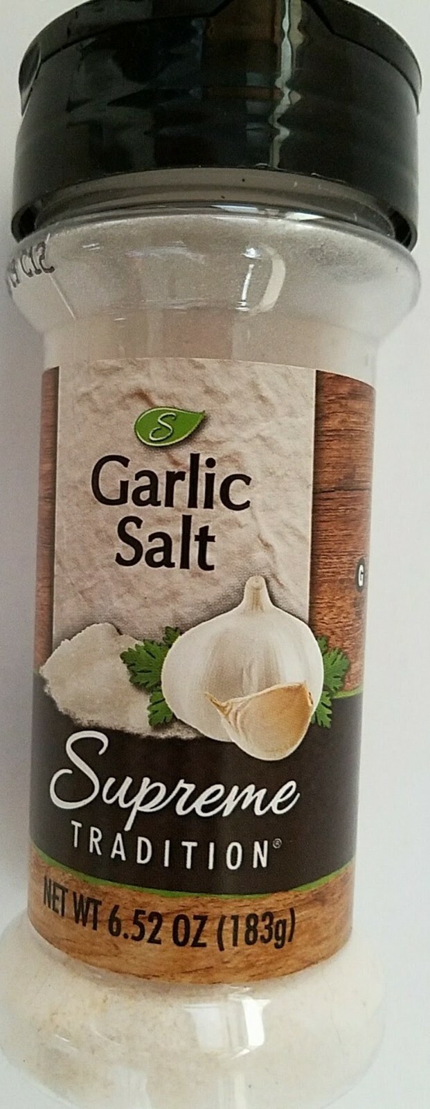Culinary Garlic Salt Seasoning 6.52 oz (183g) Flip-Top Shaker