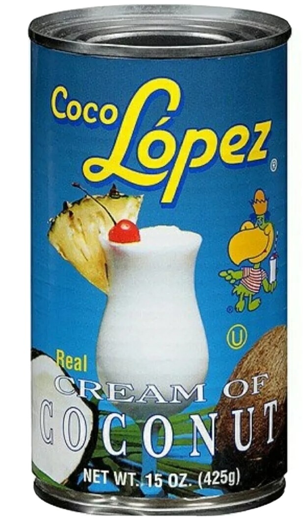 4 Cans-15oz. Coco Lopez Real Cream Of Coconut for Piña Colada & others Desserts