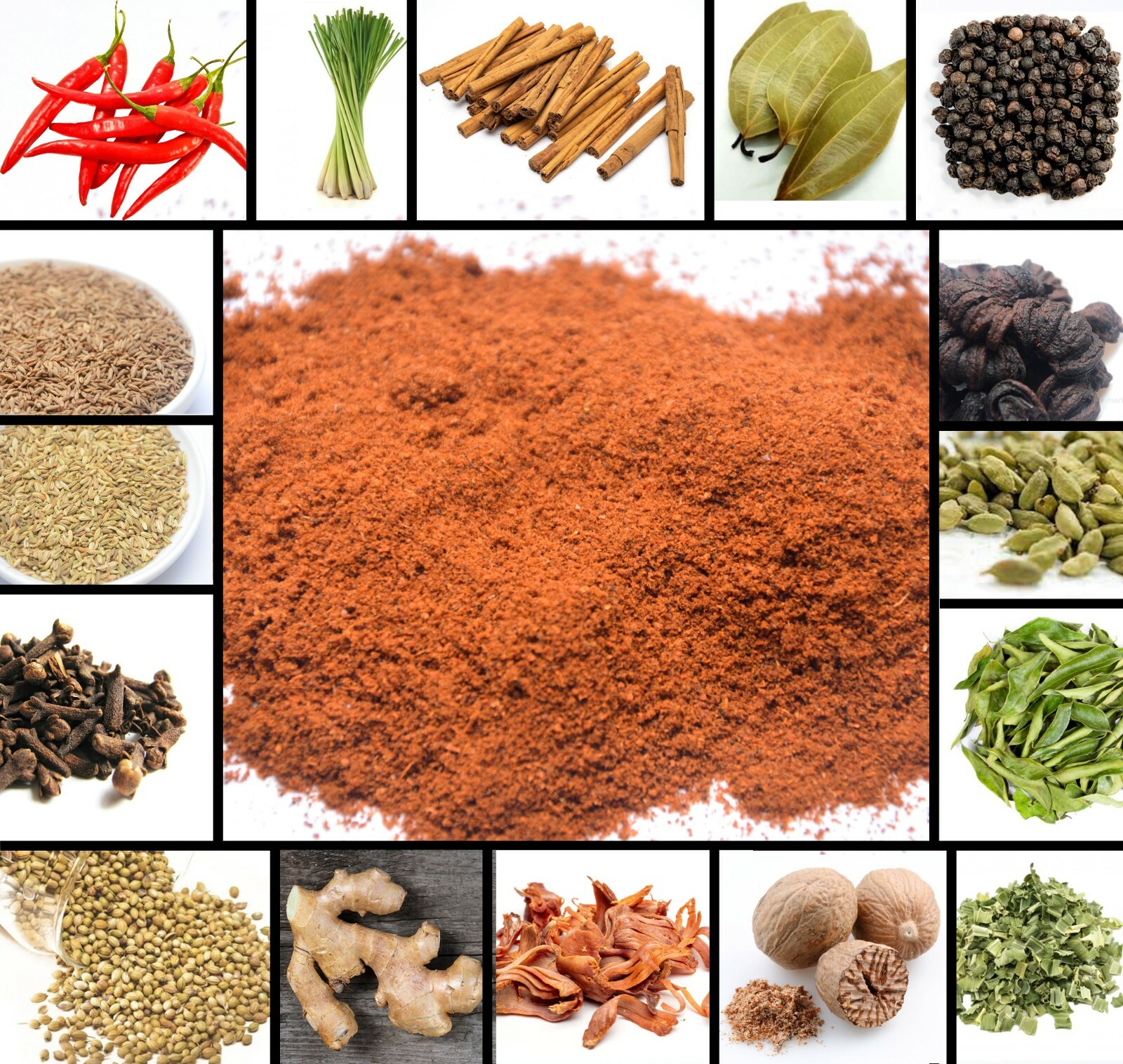 Roasted Meat & Fish Curry Powder Mixer Seasoning BBQ Marinating Roasted Curries