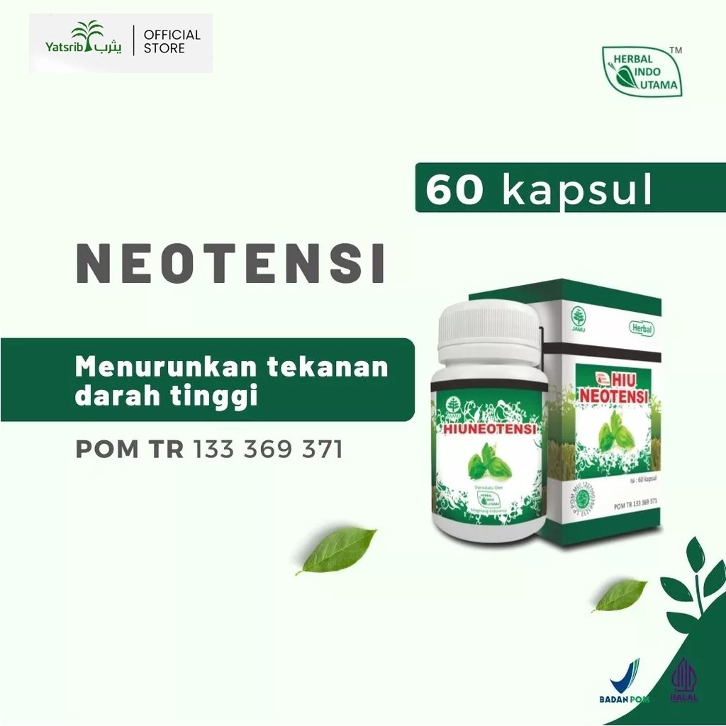 Neotensi Herbal Circulation & Heart Wellness Capsules 60ct daily support