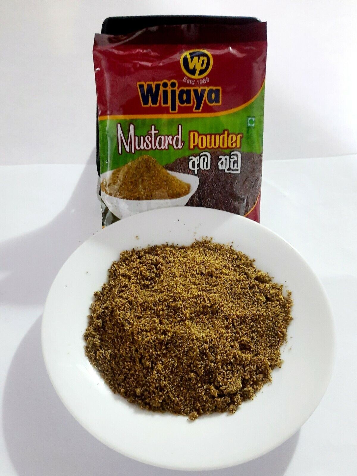 WIJAYA MUSTARD POWDER 100% Pure Natural Sri Lanka Spices Organic Ceylon 100g New