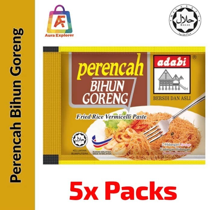 Adabi Bihun Goreng paste 120gm 5x Packs (Perencah Pes Bihun Goreng)