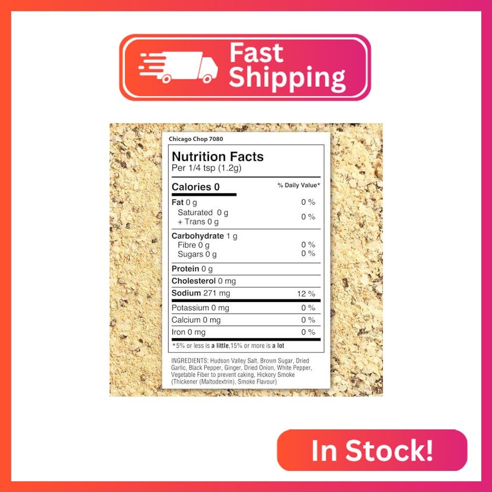 The Spice Lab Chicago Pork Chop & Steak Seasoning – All Natural Chicago BBQ Rub
