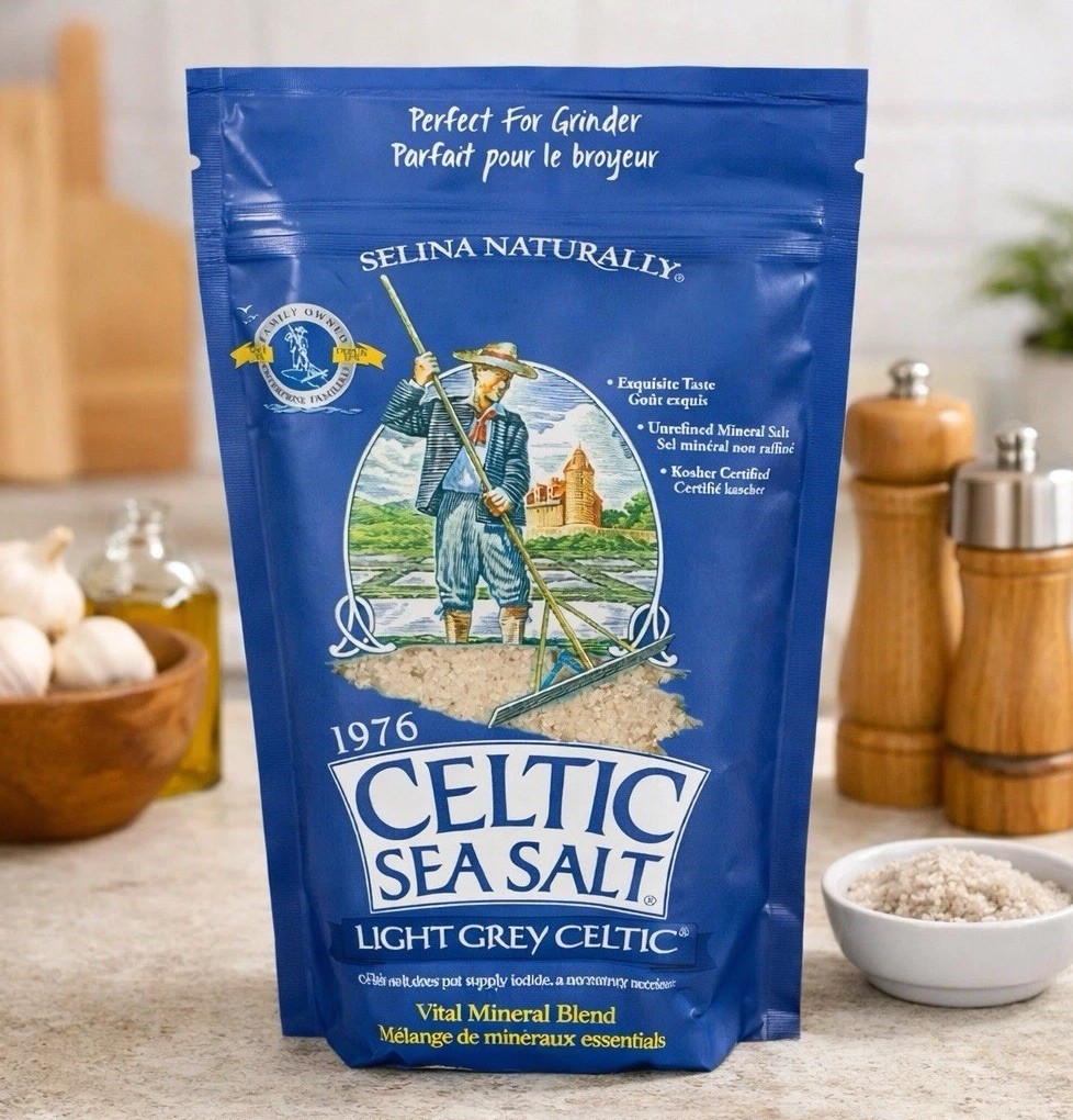 Celtic Sea Salt Light Grey Celtic Unrefined Mineral Salt Hydration Electrolytes