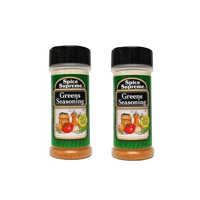 Greens Seasoning for Salads and Vegetables – Spice Supreme, 3.5 oz (2)