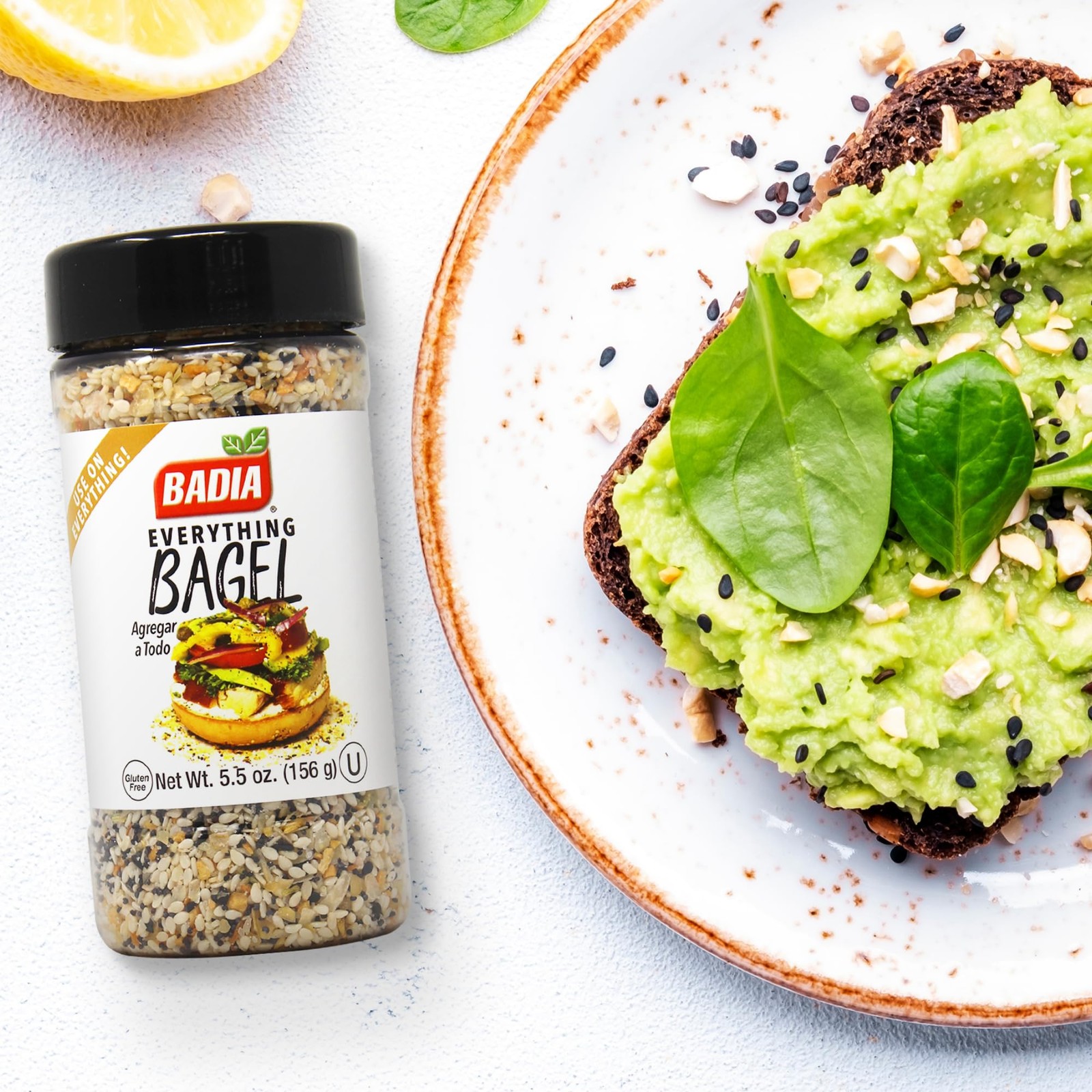 Badia Everything Bagel 5.5 Ounce (Pack of 1), Natural seed, Black Poppy Seed