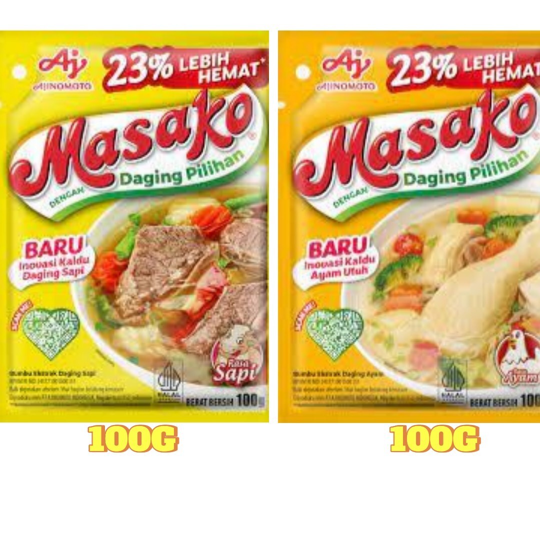 Masako Cooking Spices 1 Package Chicken And beef (100g)