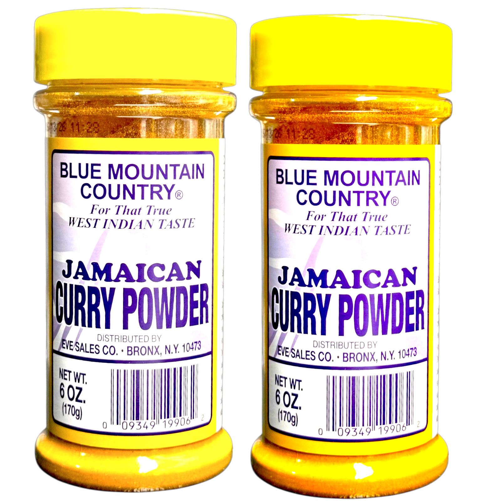Blue Mountain Country Jamaican Curry Powder 6oz ea (Pack of 2)