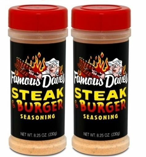Famous Dave’s Steak & Burger Seasoning 2 Bottle Pack