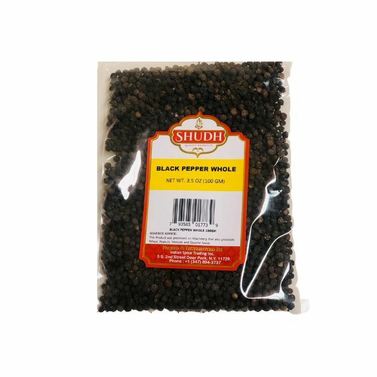 Shudh Black Pepper Whole Best Quality – 4 oz (100 g)