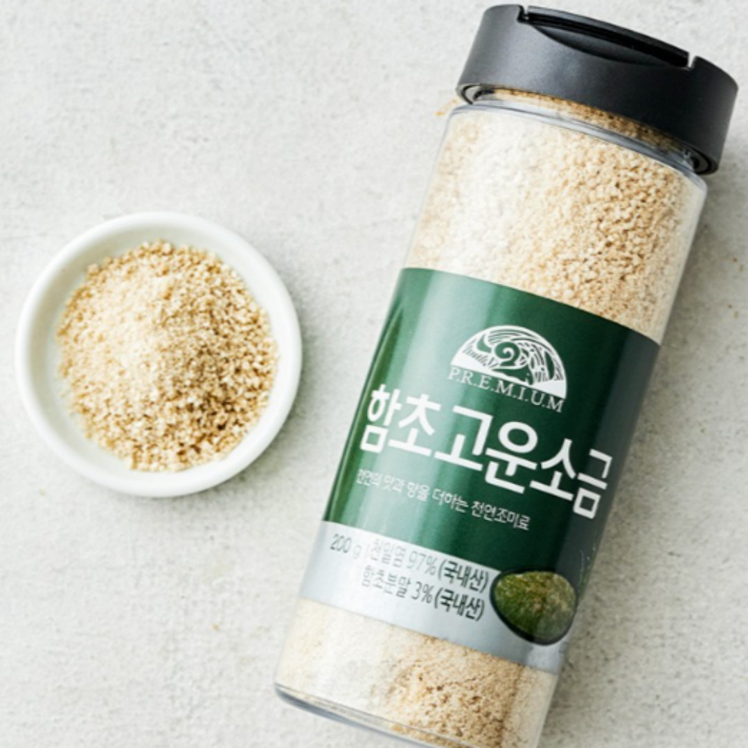 ORGANIC STORY Glasswort Fine Salt 200g Sea Asparagus Sun-Dried Korean Salt