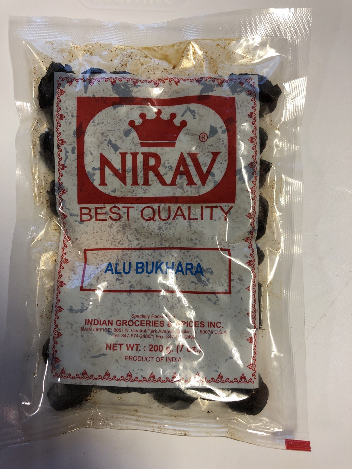 Alu Bukhara 7 Oz. 200Gm- USA Seller Free Shipping