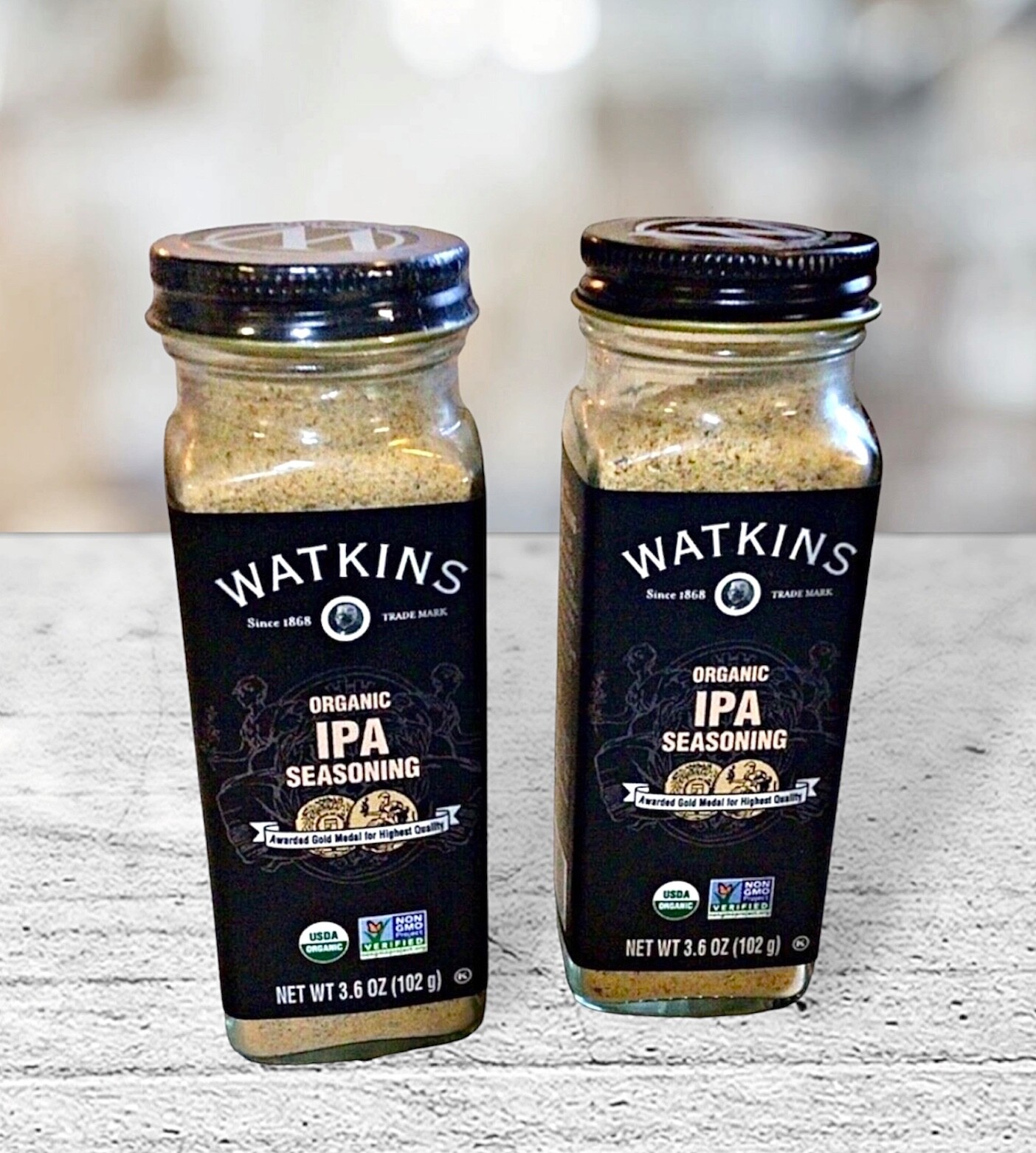 2 Watkins Organic IPA Seasoning – Great for Grilling Chicken, Beef or Pork 3.6oz