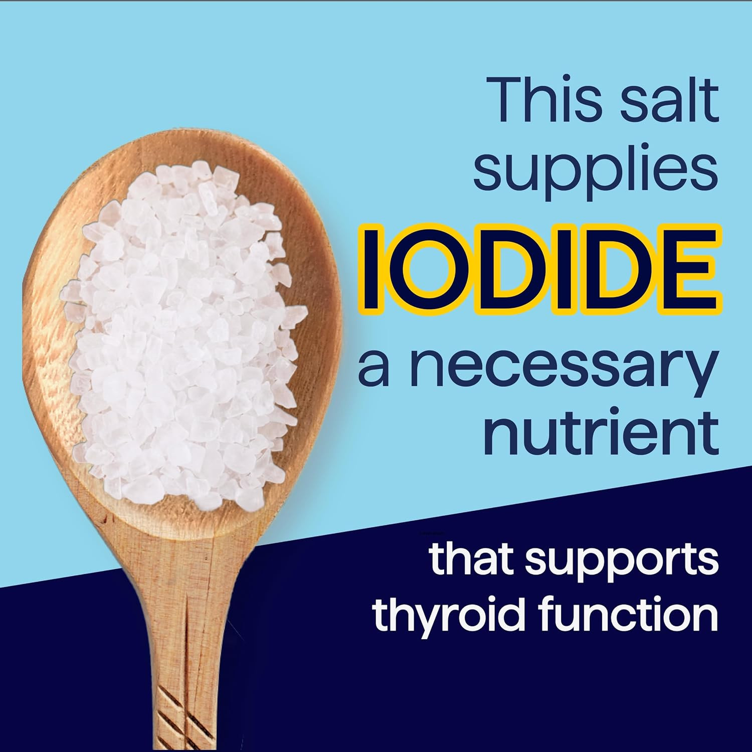 Iodized Sea Salt Coarse 1Lb., Resealable Pouch