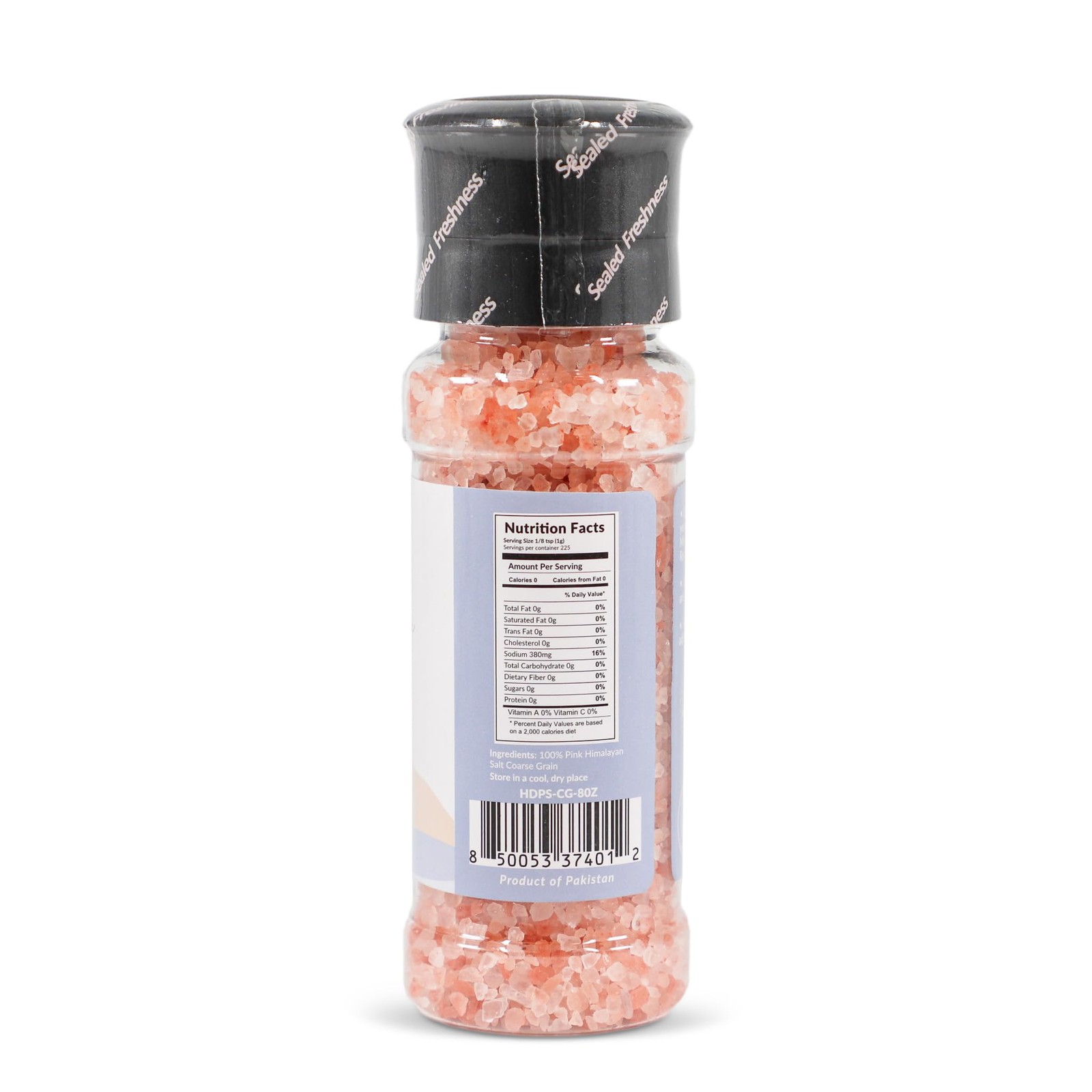 Himalayan Secrets Pink Salt Coarse Grinder – 8 Ounce (Pack of 1),