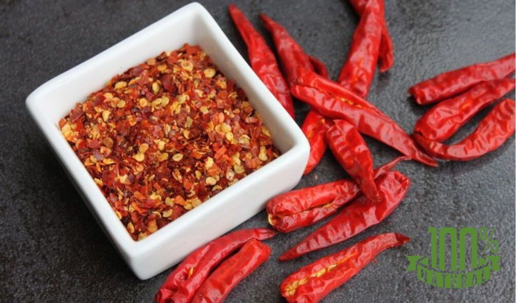 Homemade Ceylon Premium Organic Chillies pieces Spicy Heat for Culinary Delight
