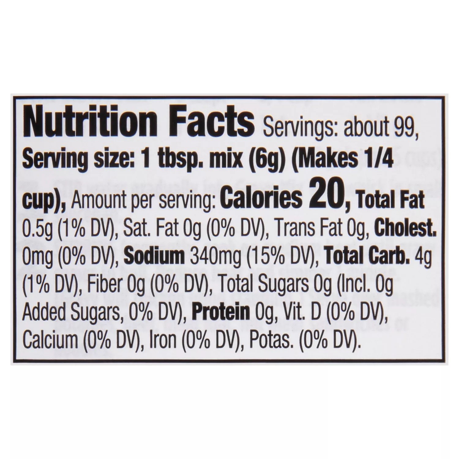 McCormick Brown Gravy Mix, 21 Ounce
