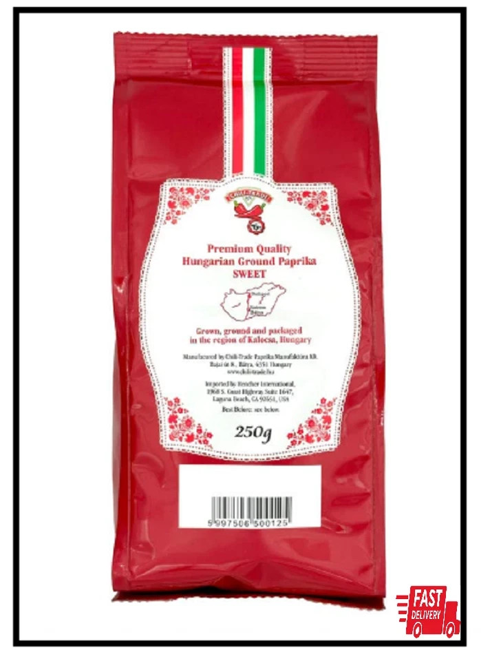 Hungarian Sweet Paprika (8.8Oz/250G) Imported from Kalocsa, Hungary