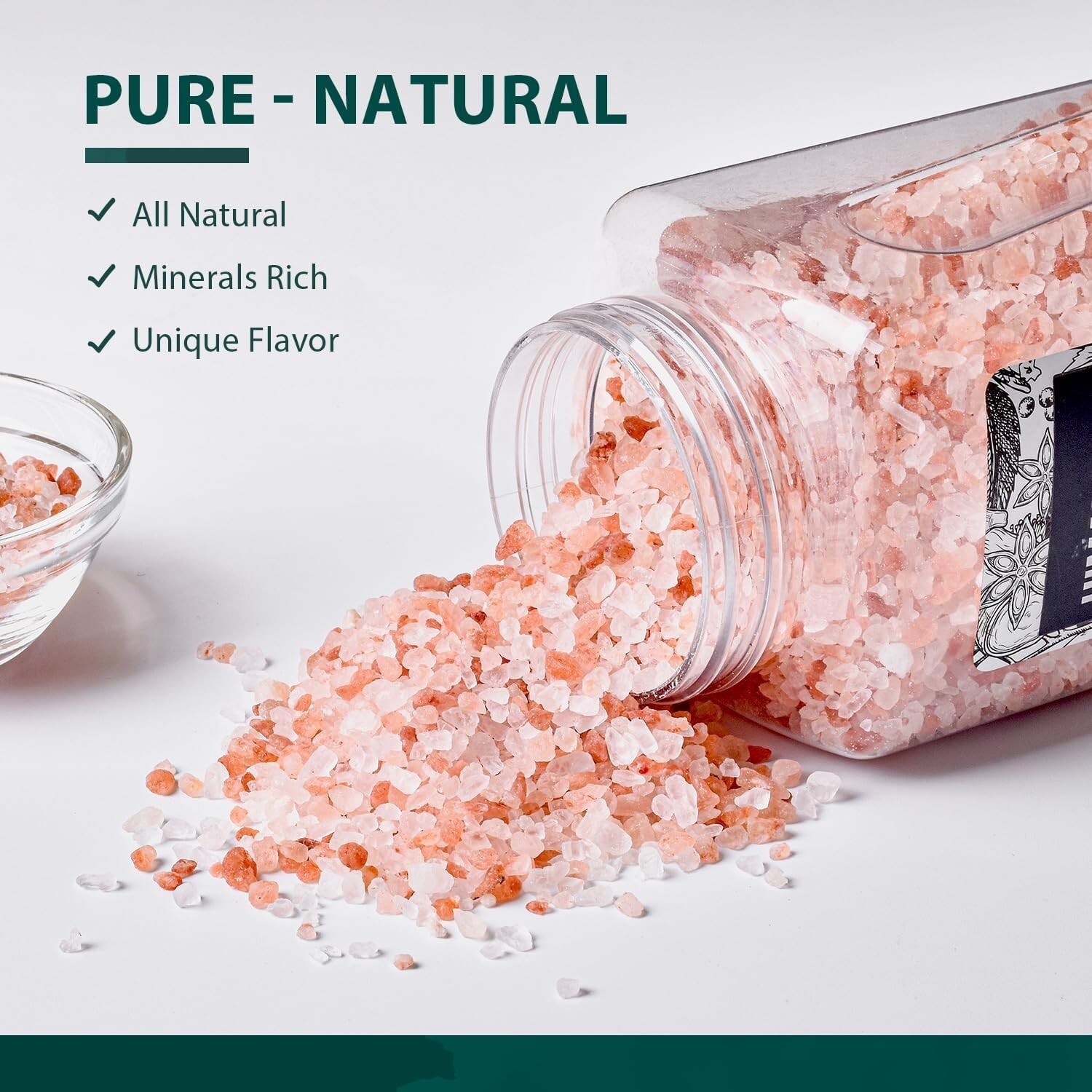 Himalayan Salt – Coarse Grain, 20 Oz, Himalayan Pink Salt, Pure Rock Salt for Gr