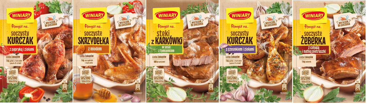 WINIARY – DINNER IDEA – BIG CHOICE – SEASONING MIX – JUST ADD MEAT – POLISH DISH