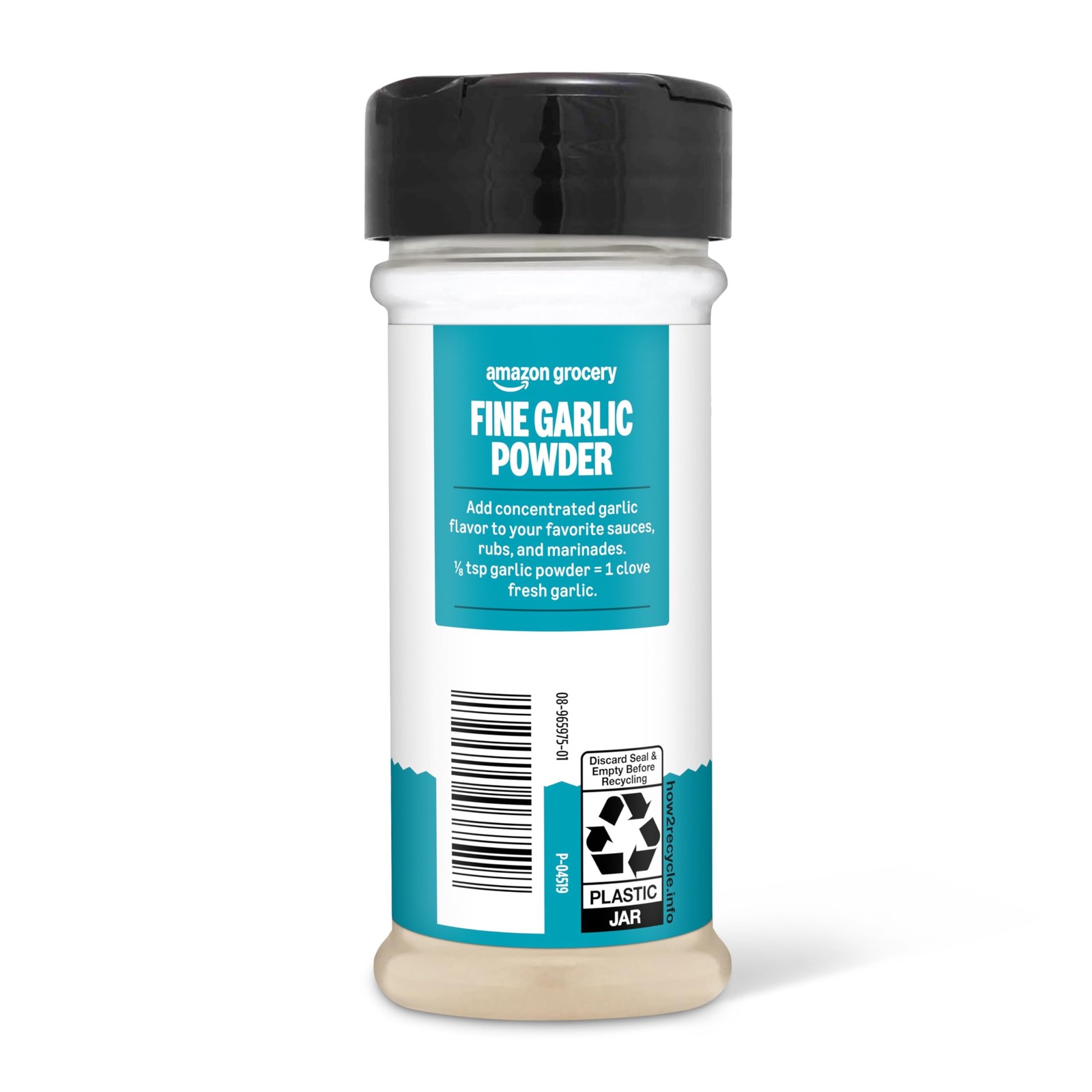 Amazon Grocery, Fine Garlic Powder, Kosher & NonGMO, 3 Oz Bottle