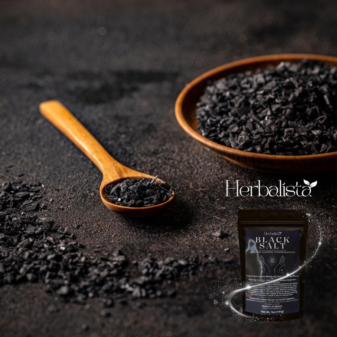 Viral on TikTok – Black Salt for Protection 5oz (141G) – Sal Negra Para Bruje…