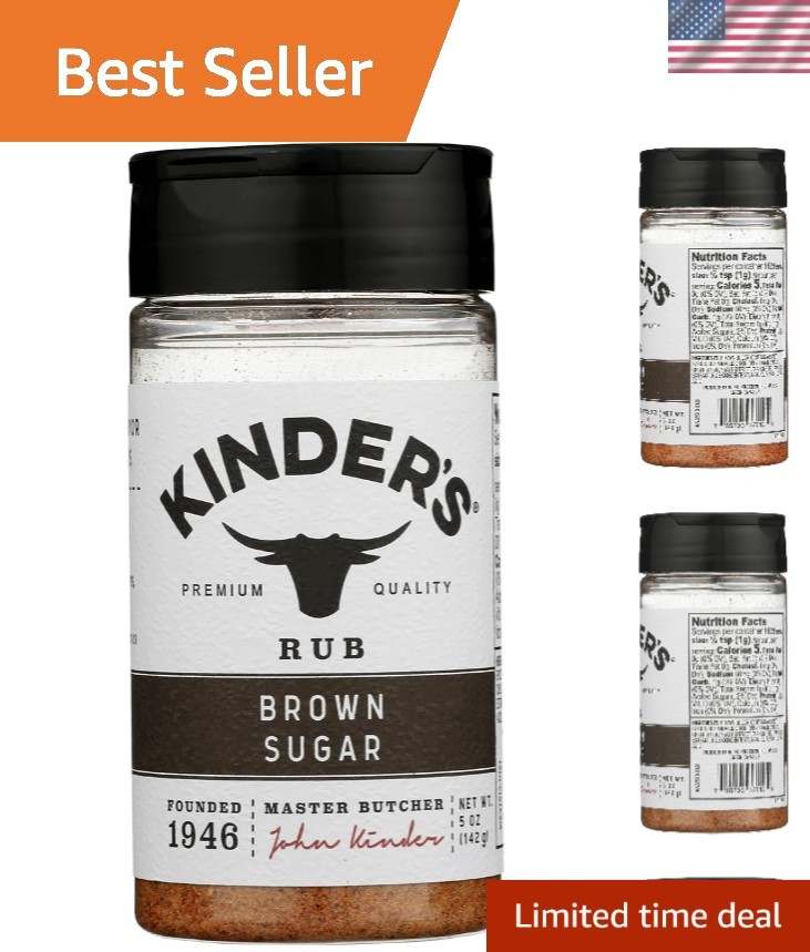 Brand New Brown 5Oz Brown Sugar BBQ Rub