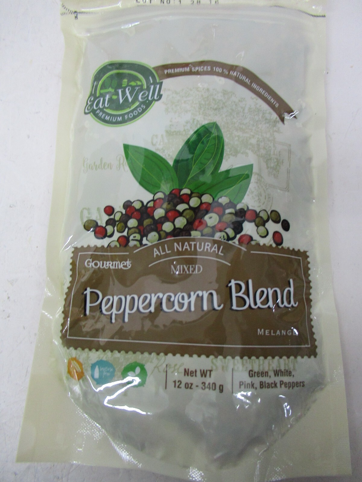 Whole Black Peppercorns 12oz & Himalayan Pink Salt (Coarse Grain) 2 lbs