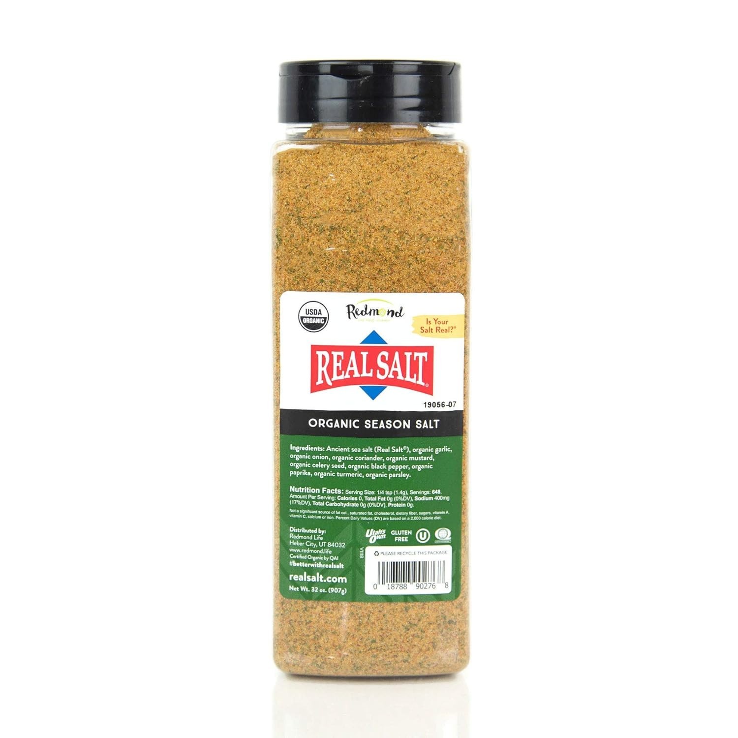 Healthy Organic Seasoning Salt – 32 Oz Blend of Natural Herbs & Real Salt
