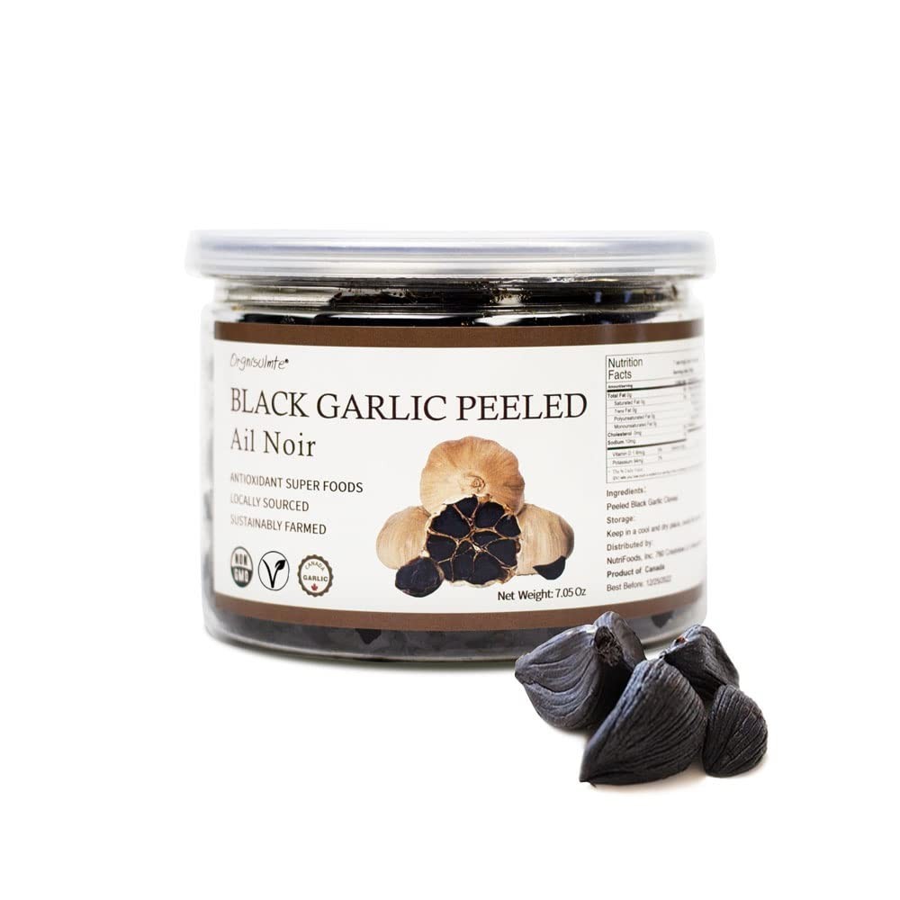 Gourmet Peeled Black Garlic – Aged 90 Days, Ready to Enhance Your Dishes