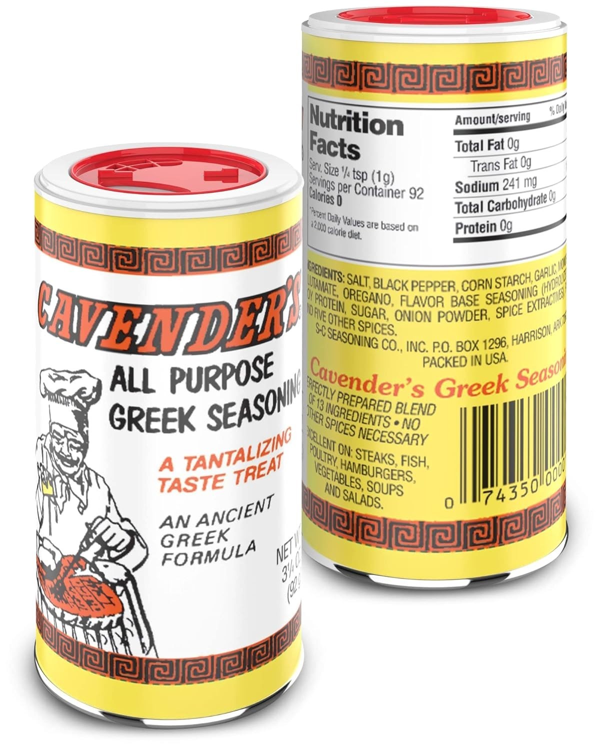 Cavender’s All Purpose Greek Seasoning 3.25 oz – Elevate Your Culinary Creations