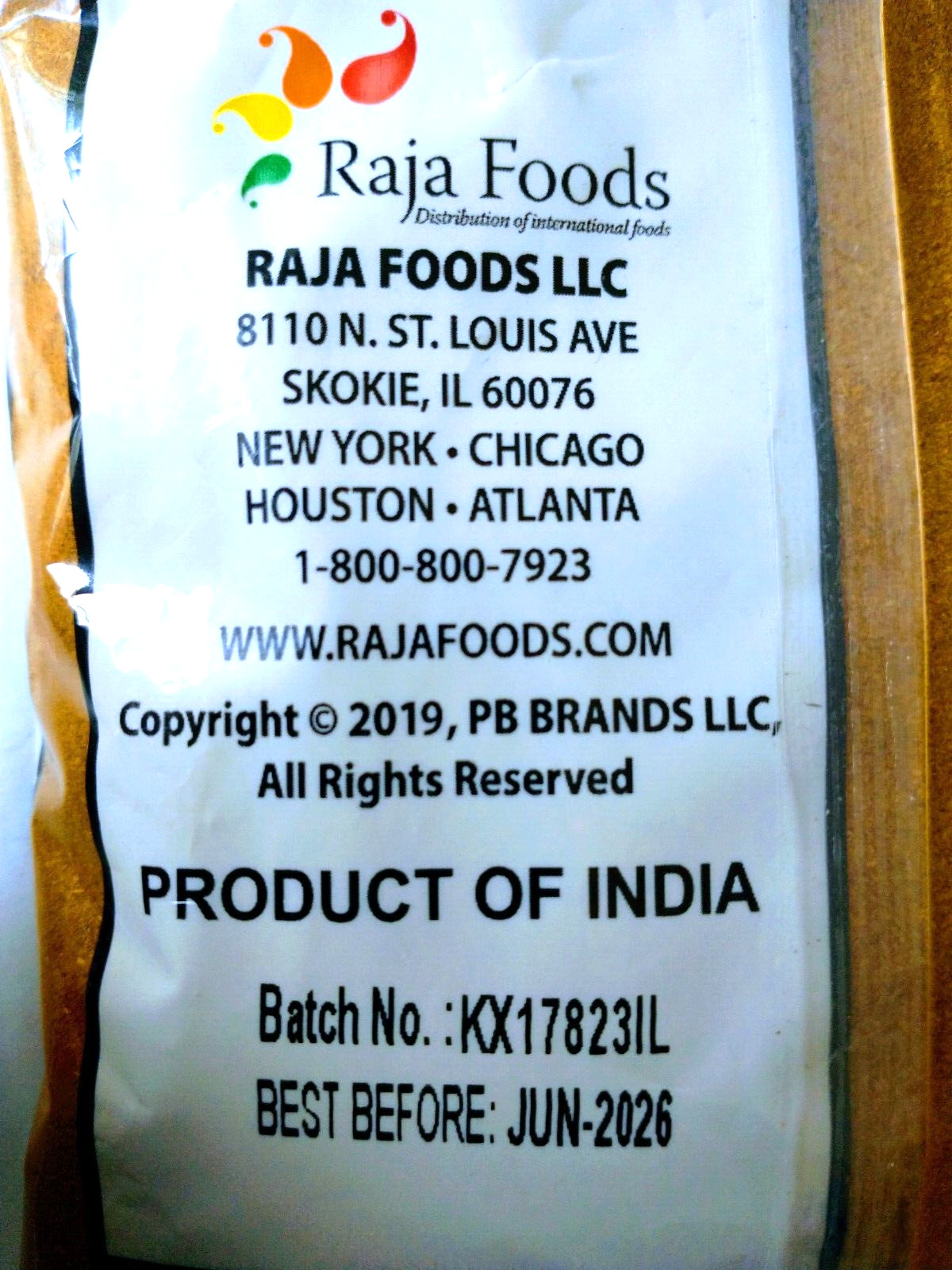 Swad Garam Masala Powder, Mix Spices Powder, 200g/7oz, BB 6/26, Lot of 5
