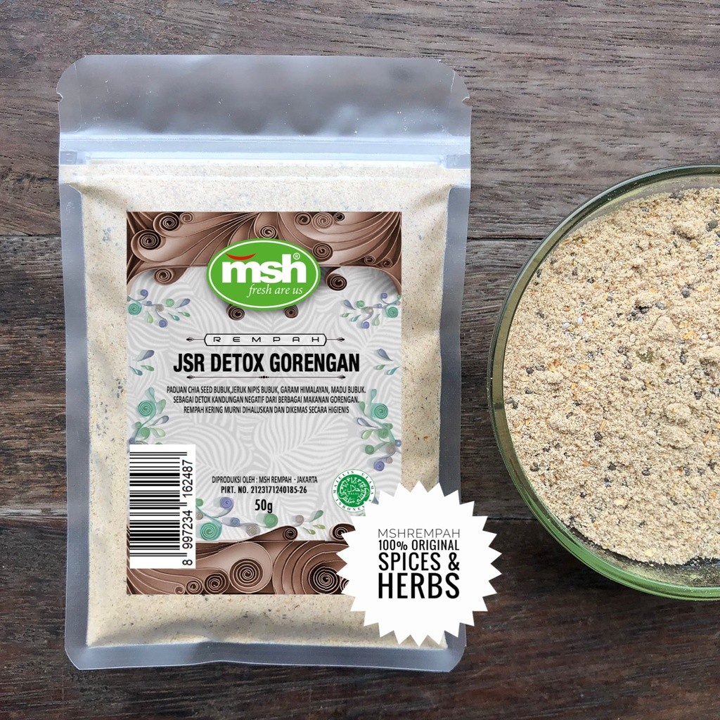 Herbal Drink Mix for Oily Meals 50g powder spice blend